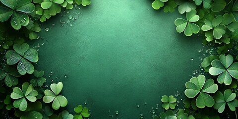 St. Patrick's Day Celebration with Shamrocks