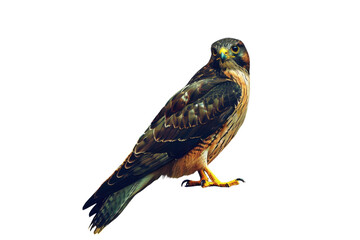 Fototapeta premium High Resolution Digital Painting of a Sparrow Hawk Capturing Nature's Majesty and Power