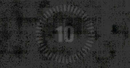 abstract grunge background with ten numbers