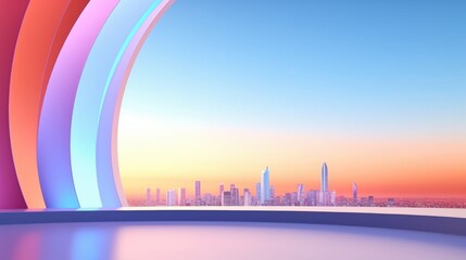 Urban Horizon: Dynamic UHD Color Symphony