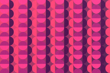 Geometric abstract bauhaus pattern background with vibrant colors.