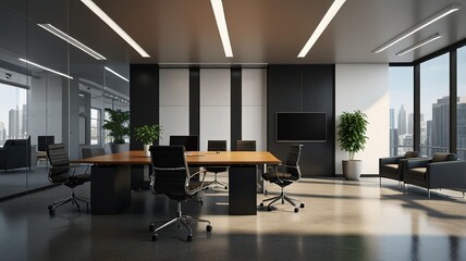Fototapeta premium Modern office professional business
