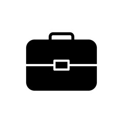 Briefcase icon vector. suitcase sign and symbol. luggage symbol.