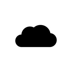 Cloud icon vector. cloud sign and symbol