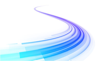 Neon stripes in the form of drill, turns and swirl. Speed of light concept background. Abstract background rotational border lines, png, effect, wave,neon,line. 