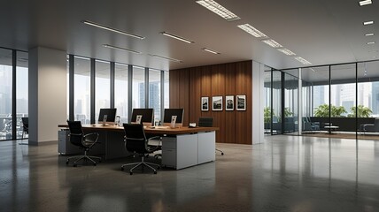 Obraz premium Modern office professional business