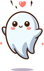 litte ghost emoticon