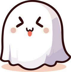 litte ghost emoticon