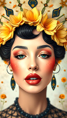 Fototapeta premium portrait of a woman
