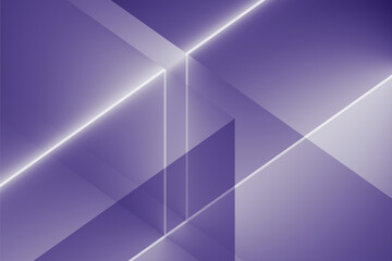Translucent geometric shapes create depth with sharp angles and smooth transitions