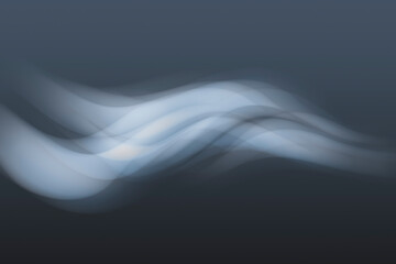 Abstract flowing shapes with serene energy