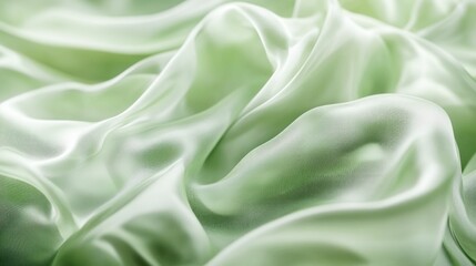 Obraz premium silky green textile texture may used as background