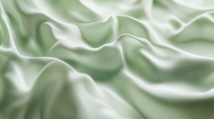 Obraz premium silky green textile texture may used as background