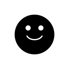 Fototapeta premium Smile icon vector. smile emoticon icon. feedback sign and symbol