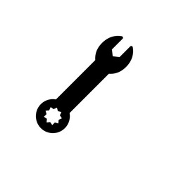 Wrench icon vector. repair icon. tools sign and symbol