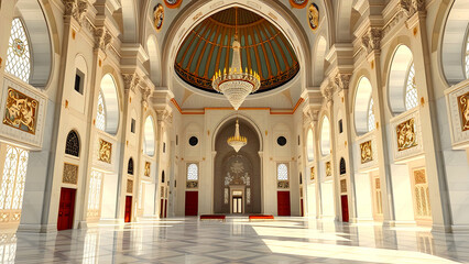 Obraz premium large building interior