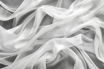 Obraz premium Abstract monochrome fabric background for wallpaper and design.