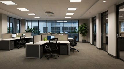 Modern office professional business