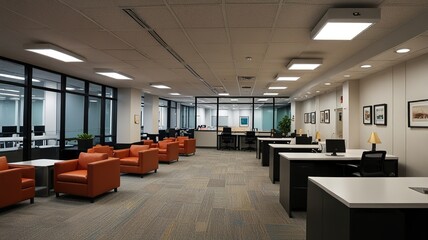 Modern office professional business