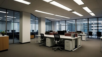 Modern office professional business