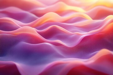 Obraz premium A colorful wave of flowing fabric, showcasing soft textures and vibrant hues.