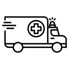 emergency service single icon