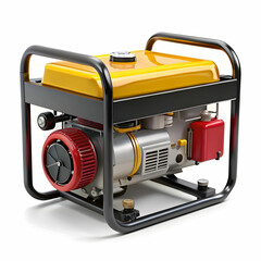 Fototapeta premium gasoline generator white background