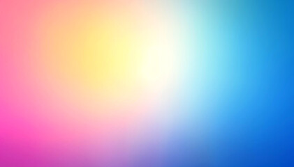 Obraz premium Colorful gradient background with soft, blurred transition from yellow to blue