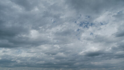 Raining tornado cloudy motion. Storm wind, stormy weather, storm thunderclouds in sky. Timelapse.