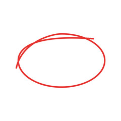 Highlight the pen's red line circle