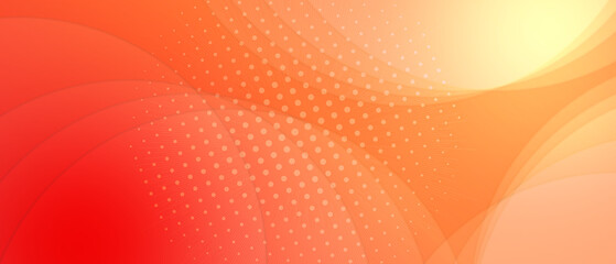 abstract orange curve background