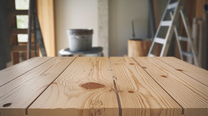 Obraz premium Full image of Poplar wood surface showcasing a smooth texture with natural knots and grain patterns, perfect for woodworking projects, design backgrounds, and natural decor themes. 