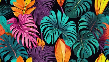 Luxurious Tropical Patterns: A collection of elegant and opulent designs inspired by lush foliage and exotic plants.