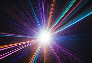 Spectral Illumination: A Rhythmic Exploration in Visual Art, Wall Paper Design