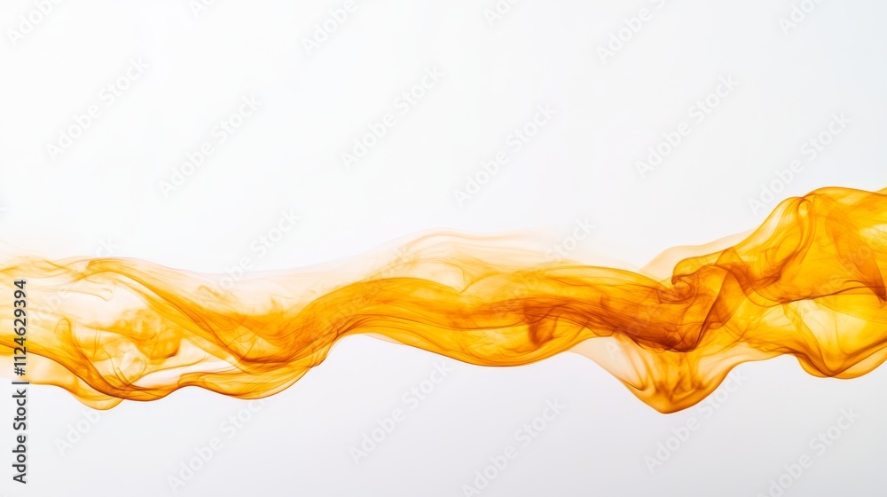 Poster realistic flame flickers with vibrant orange and yellow hues, set against a transparent background t