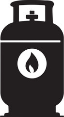 Gas Tank Silhouette Vector Illustration Design