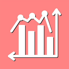 Bar Graph Vector Icon