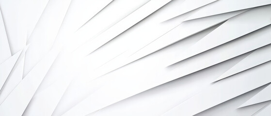 Obraz premium Clean digital abstract background texture featuring sharp white geometric shapes and lines creating modern and minimalistic design. Ideal for various creative projects