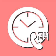 Phone Assistance Vector Icon
