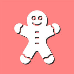 Gingerbread Vector Icon