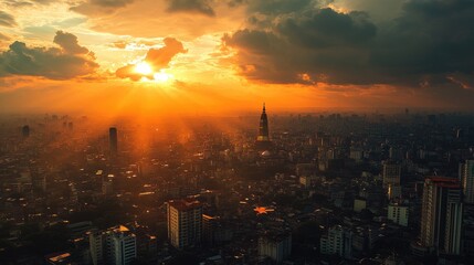a picture of a city Yangon