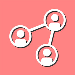 Social Network Vector Icon