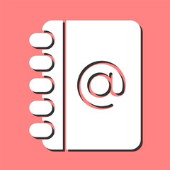 Address Book Vector Icon