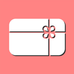 Gift Card Vector Icon