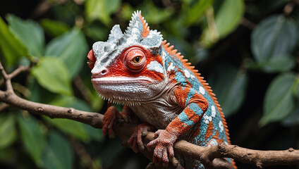 Fototapeta premium Chameleon Blending In