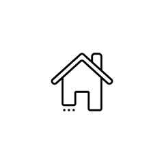 Home icon black, Flat style home symbols for apps and websites