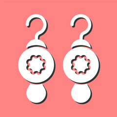 Earrings Vector Icon