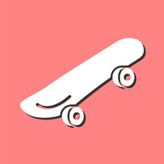 Skateboard Vector Icon