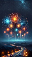 Stunning Fireworks Display Over Iconic Landmarks Around the World