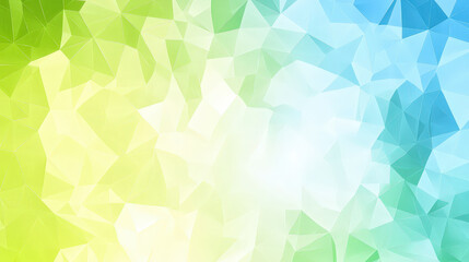 Fototapeta premium soft gradient background texture with misty blue and green hues creates calming atmosphere. abstract design features triangular shapes that blend seamlessly